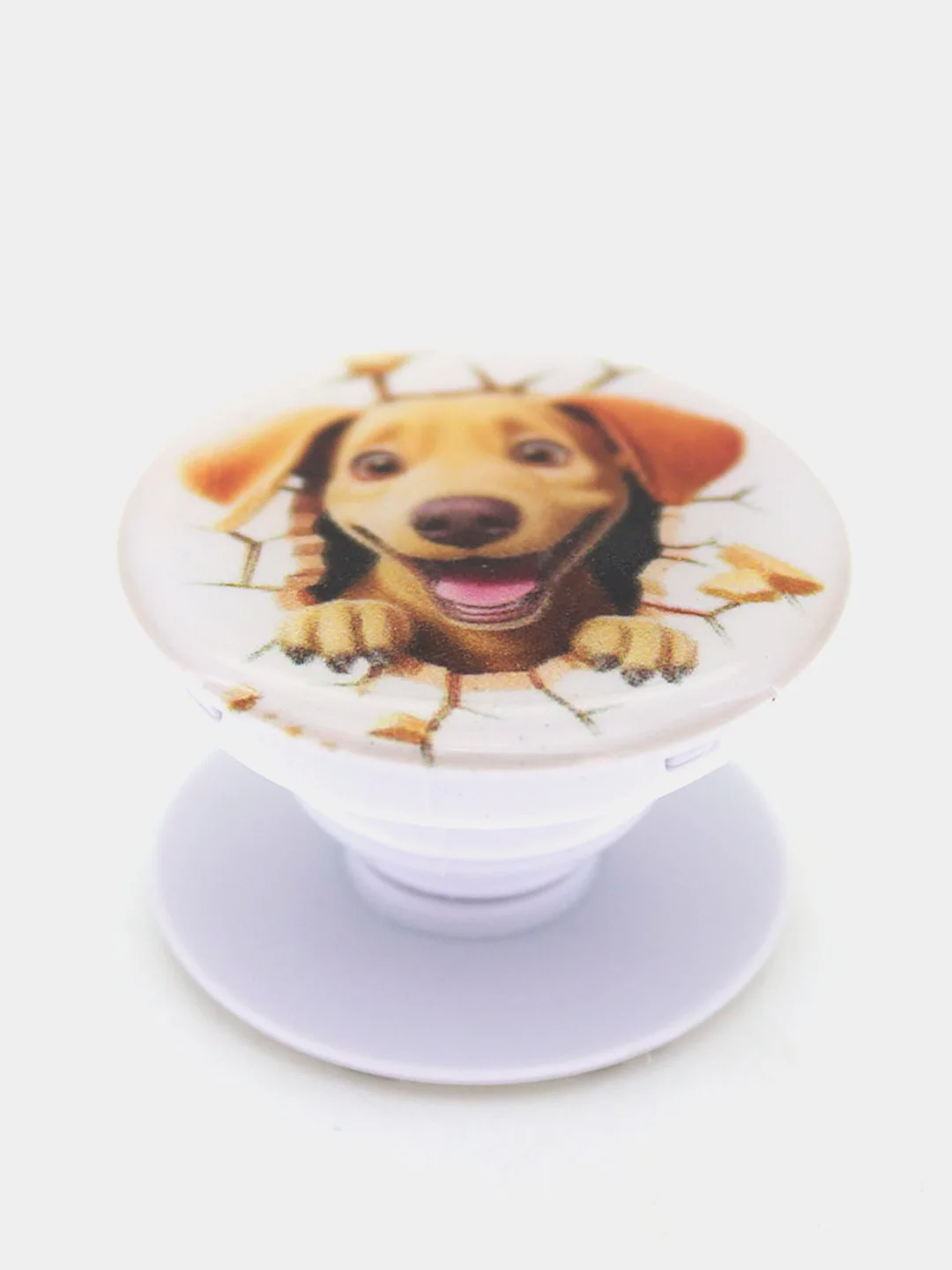 Светло-синий держатель для телефона PopSocket (попсокет) с рисунками