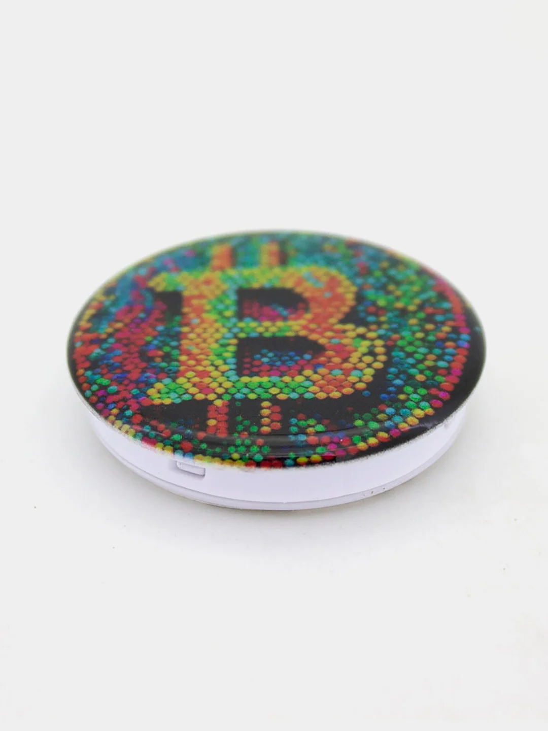 Синий меланж держатель для телефона PopSocket (попсокет) с рисунками