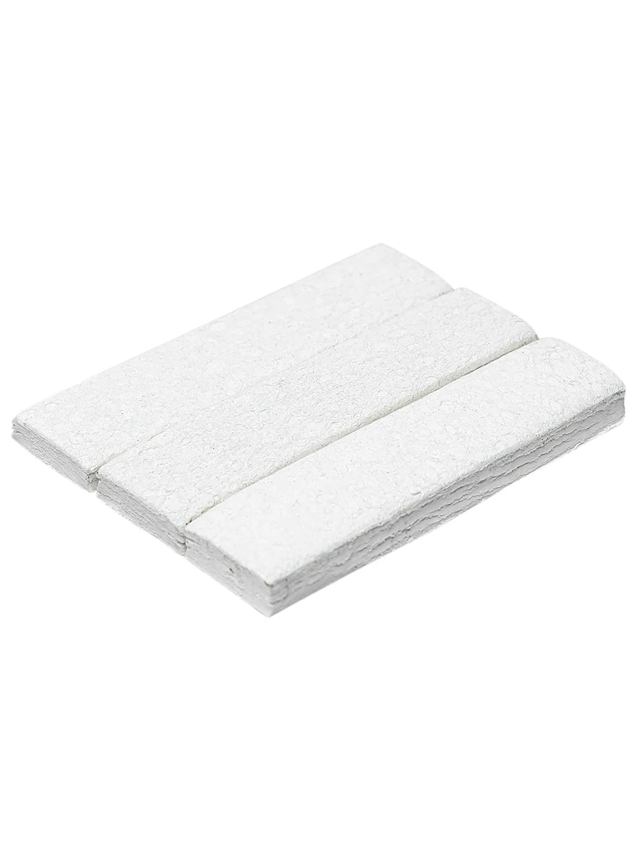 Губка для посуды из целлюлозы Eco Sponge белая экологичная, набор из 3 шт