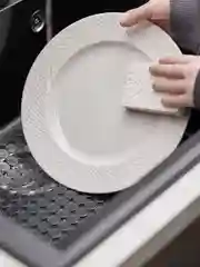 Губка для посуды из целлюлозы Eco Sponge белая экологичная, набор из 3 шт