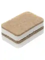 Губка для посуды из целлюлозы и кокосового волокна Eco Sponge экологичная, набор из 6 шт