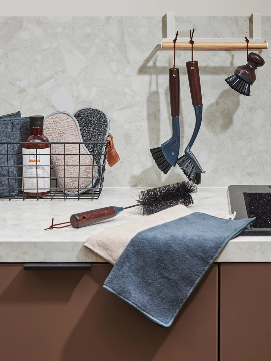 Губка для кухни универсальная двухсторонняя Cozy Clean, набор из 2 шт