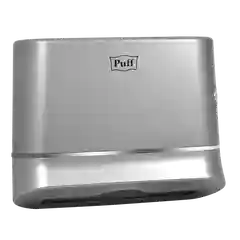 Хром 1402.009 Диспенсер бумажных полотенец Puff-5135S, хром, с замком, ABS-пластик