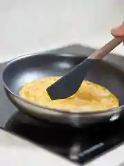 Лопатка кулинарная силиконовая 32 см SmartChef капучино-графит