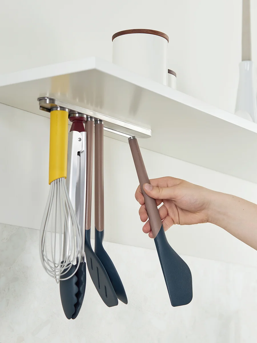 Лопатка кулинарная силиконовая 32 см SmartChef капучино-графит