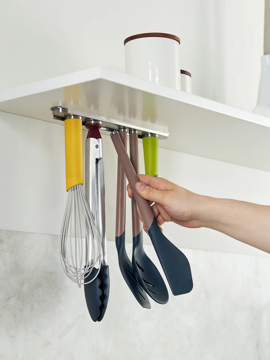 Лопатка кулинарная силиконовая 32 см SmartChef капучино-графит