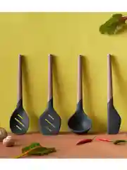 Лопатка кулинарная силиконовая 32 см SmartChef капучино-графит