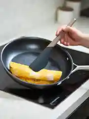 Лопатка кулинарная силиконовая 32 см SmartChef капучино-графит