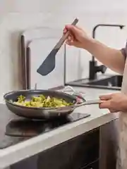 Лопатка кулинарная силиконовая 32 см SmartChef капучино-графит