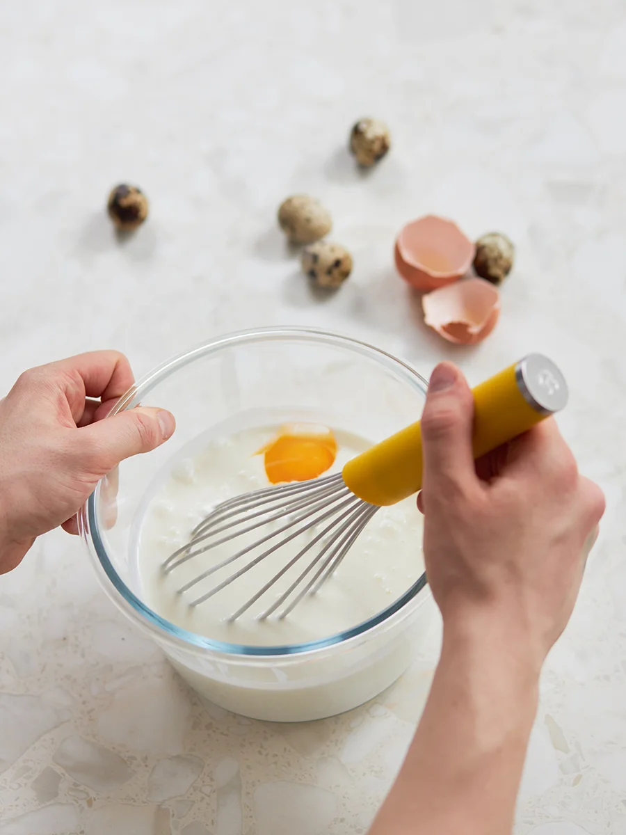Венчик для взбивания ручной 27,5 см SmartChef желтый