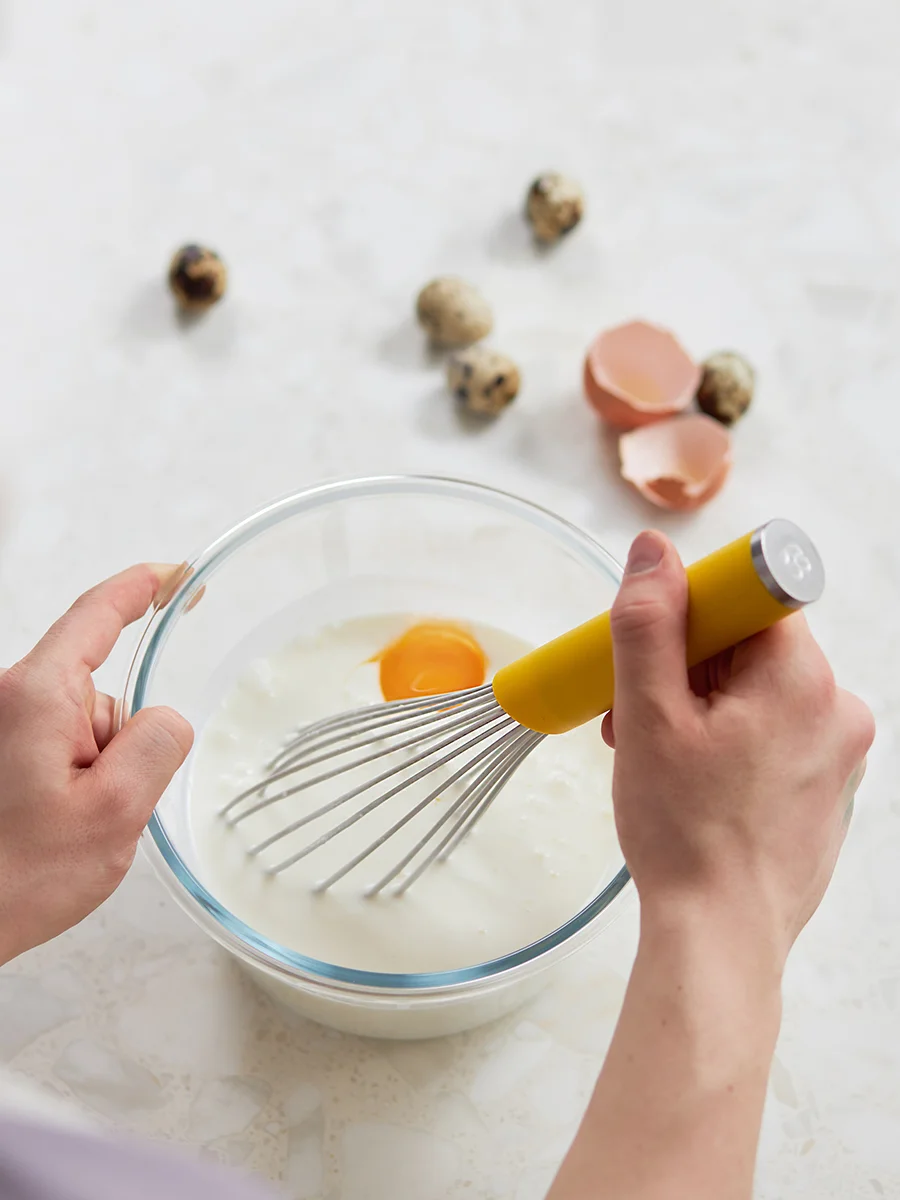Венчик для взбивания ручной 27,5 см SmartChef желтый