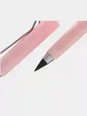 Розовый простой карандаш чернографитный НВ, Calligrata, вечный, школьный