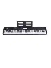 Черный цифровое пианино-синтезатор ON Maestro, MIDI, 88 клавиш (компактные), черный