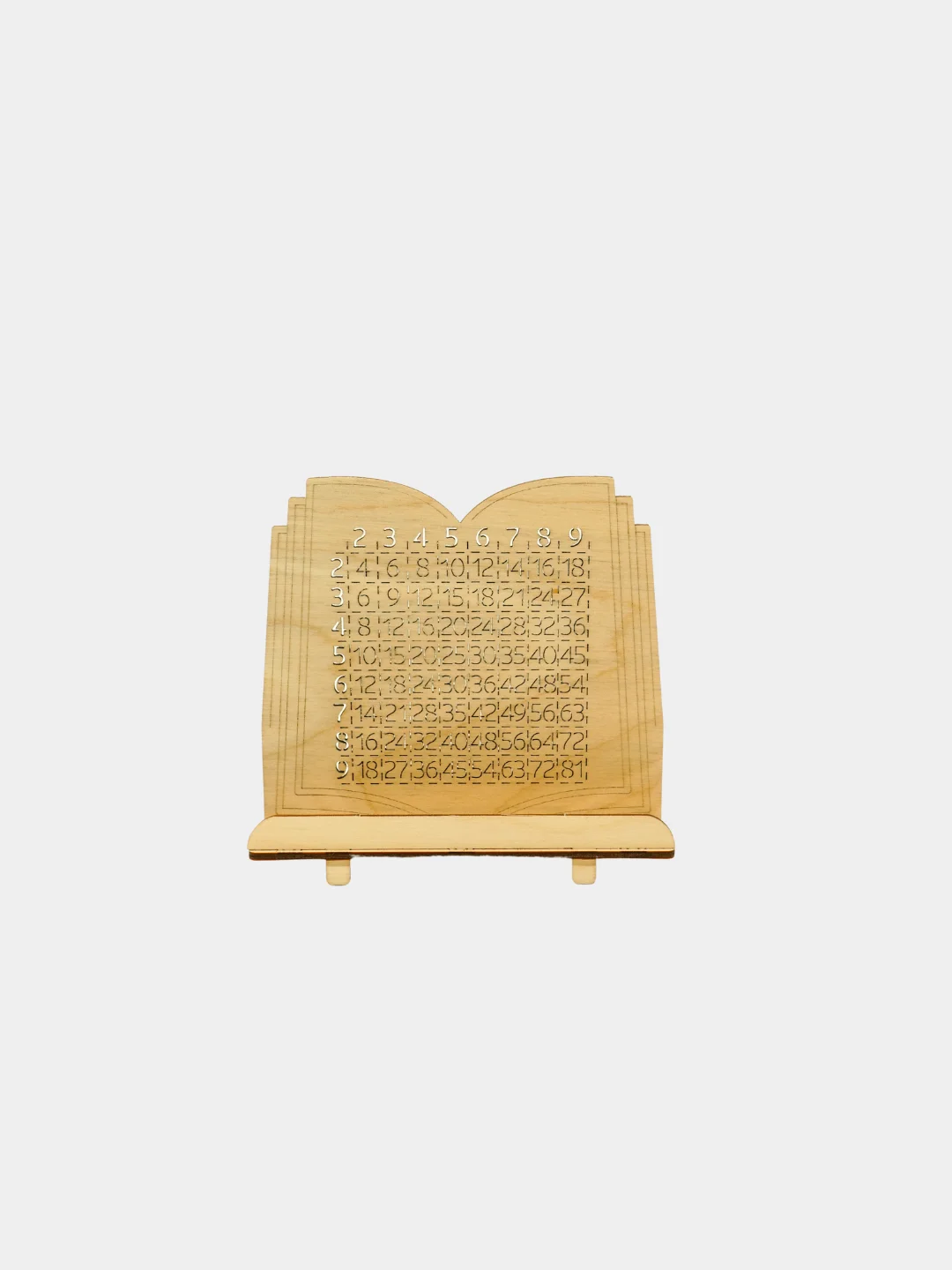 Набор для первоклассника подставка для книг и карандашница с таблицей умножения