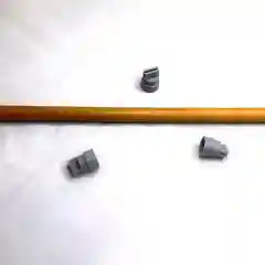 Серый крепеж жердочки 12мм. к прутьям 2мм., 4шт