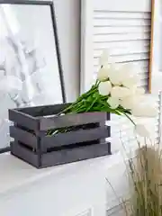 Темно-синий деревянная подставка для специй/деревянный ящик/декоративный ящик/ящик для хранения