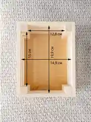 Прозрачный деревянная подставка для специй/деревянный ящик/декоративный ящик/ящик для хранения
