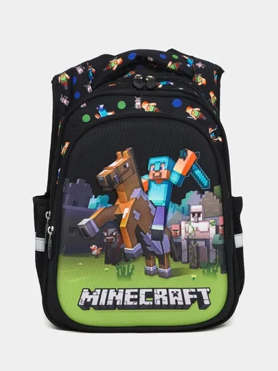Рюкзак школьный Майнкрафт ( Minecraft ), рюкзак школьный для мальчика , ортопедический
