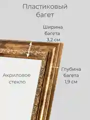 Рамка для фото, вышивки и постера на стену Фоторамка 15 х 20