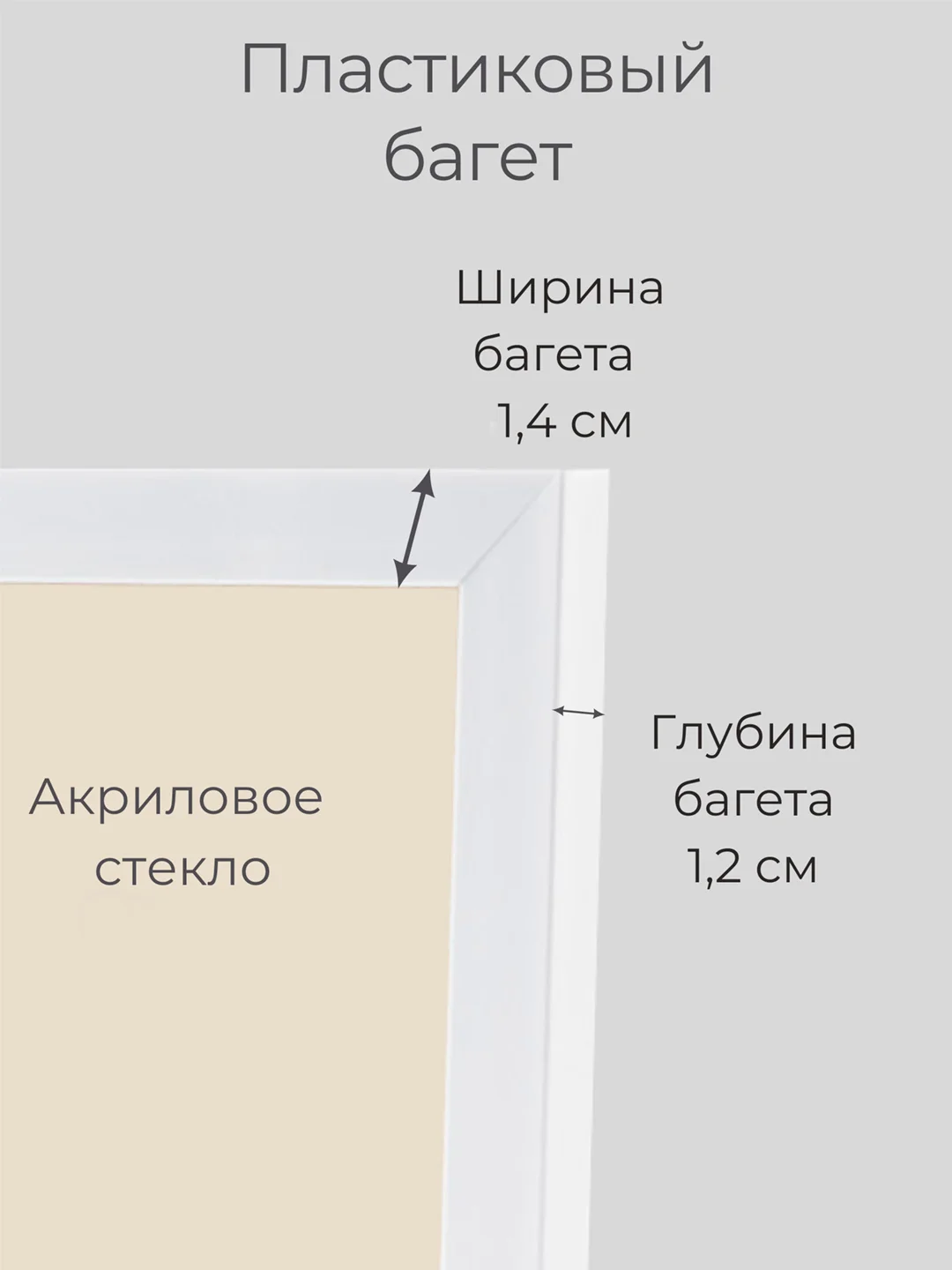 Набор для фото и вышивки на стену. Фоторамка 30 х 40, 3 шт