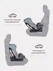 Серый автокресло Fiesta City Line (гр.0-1-2/0-25кг.)