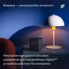 Оранжевый умная колонка Яндекс Станция Миди, с GPT Алисой