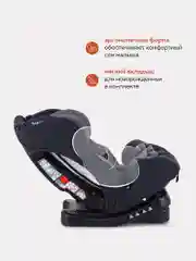 Черный автокресло Fiesta basic группа 0-1-2 (0-25кг)