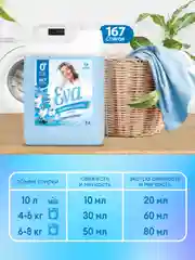 Кондиционер для белья GRASS Eva ополаскиватель с цветочным ароматом 5 л, 167 стирок