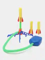 Детский игровой набор игрушечная ракета с запуском, ракетная установка с пускателем