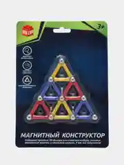 Конструктор магнитный Треугольник, 28 деталей