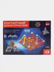 Конструктор магнитный Необычные фигуры, 68 деталей