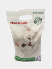 Древесный гигиенический наполнитель туалетов для животных Prostomoy Organic, 3.5