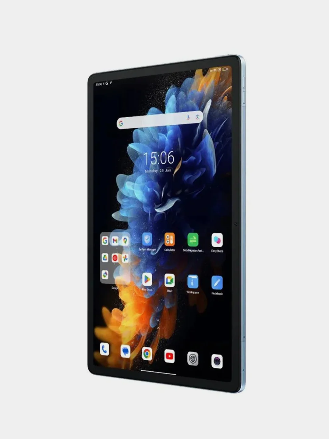 Голубой планшет Blackview Mega 1 12 ГБ ОЗУ/256 ГБ внутренней памяти/11,5 дюйма/MediaTek Helio G99
