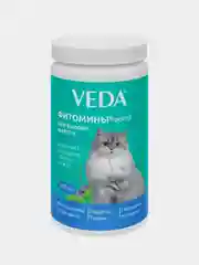 Функциональный корм для кошек VEDA ФИТОМИНЫ ФОРТЕ, для вывода шерсти, 100 г