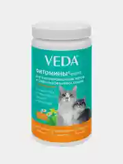 Функциональный корм VEDA ФИТОМИНЫ ФОРТЕ, для кастрированных и стерилизованных кошек, 100 г