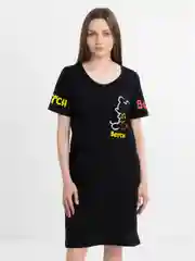 46624 Туника женская "MODALINA"  с печатью