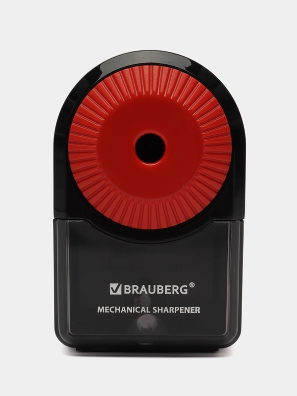 Точилка механическая с контейнером Brauberg Ultra для простых и цветных карандашей