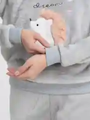 Серый меланж пижама женская