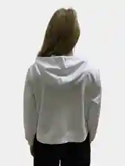 Белый зип худи, кофта на молнии, толстовка, белая, черная