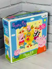 Пазл картонный 25 Свинка Пеппа Peppa Pig игрушка игра детская мозаика для развития малышей