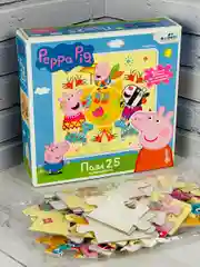 Пазл картонный 25 Свинка Пеппа Peppa Pig игрушка игра детская мозаика для развития малышей