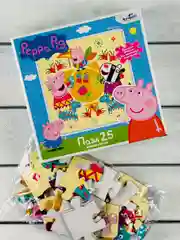 Пазл картонный 25 Свинка Пеппа Peppa Pig игрушка игра детская мозаика для развития малышей