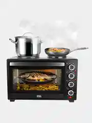 Мини-печь с двумя конфорками и шашлычницей GFGRIL GFO-40