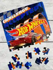 Мозаика детям Пазл картонный Hot wheels 64 игра гоночная машина Хот Вилс герои из мультика