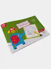 Зеленый прописи  для детей 4-5 лет, 20 стр