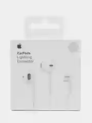 Наушники проводные с микрофоном для iPhone с Lightning Apple Earpods