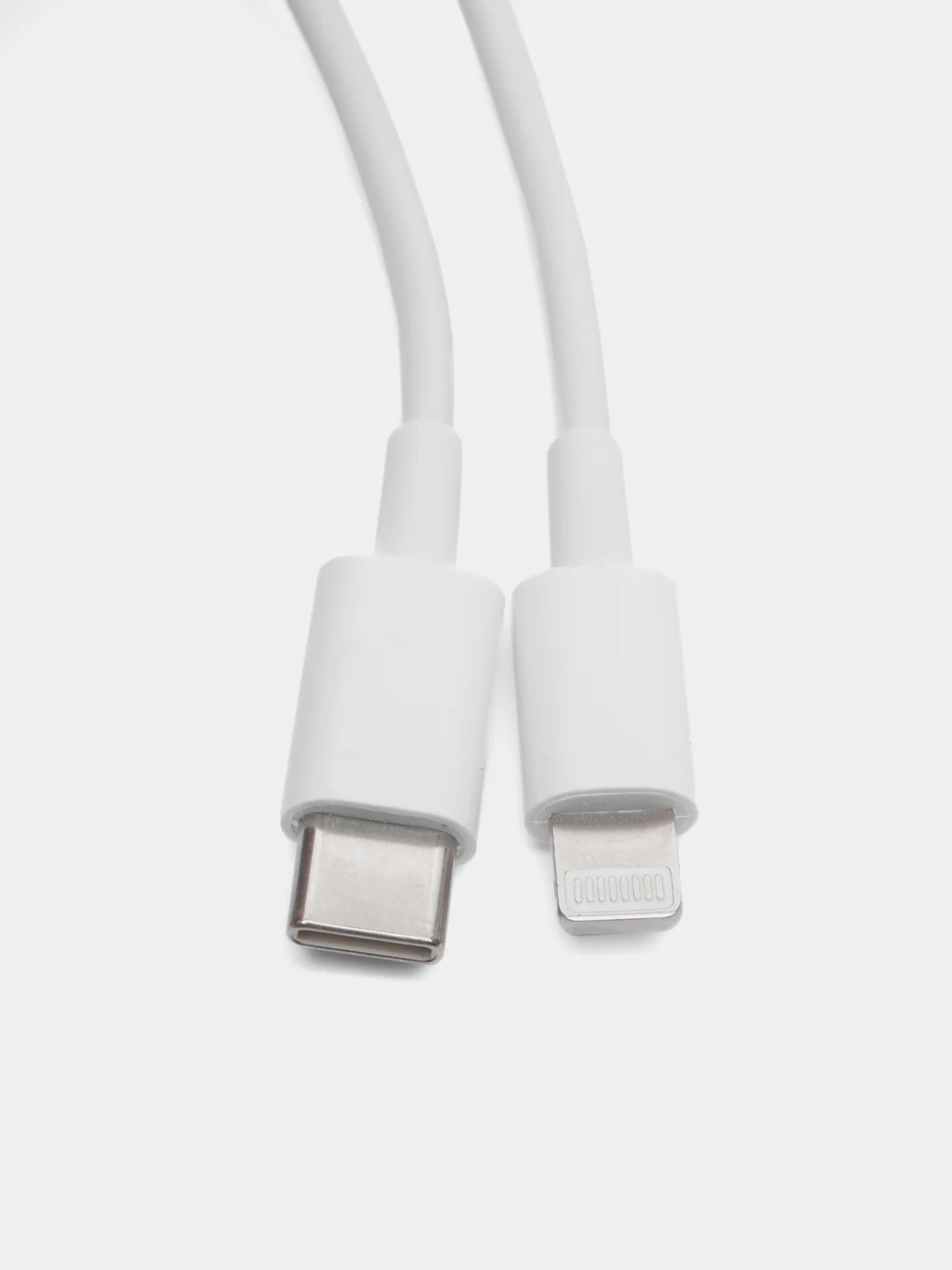 Зарядный комплект для iPhone USB-C, 20 W, кабель Type-C - Lightning, 20 Вт, белый
