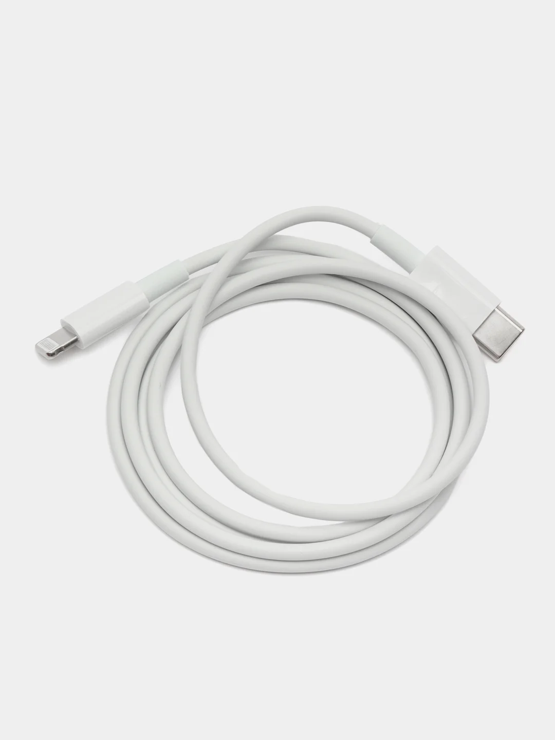 Зарядный комплект для iPhone USB-C, 20 W, кабель Type-C - Lightning, 20 Вт, белый