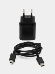 Блок питания с кабелем Samsung & Type-C 25W быстрая зарядка для телефона 3A