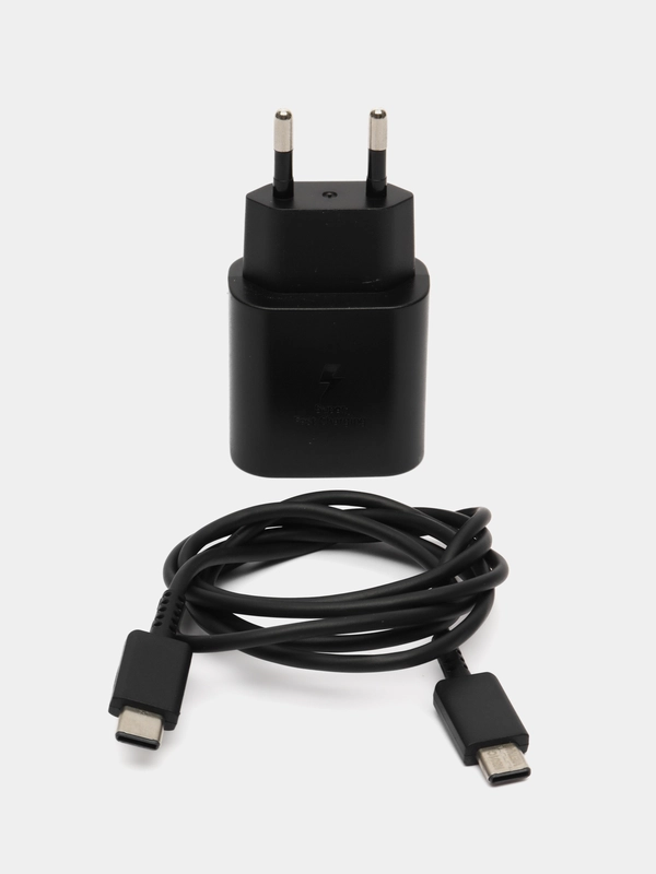 Блок питания с кабелем Samsung & Type-C 25W быстрая зарядка для телефона 3A